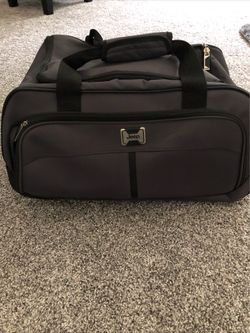 Jeep Gray Rolling Duffle Bag - 19” X 11” X 9”