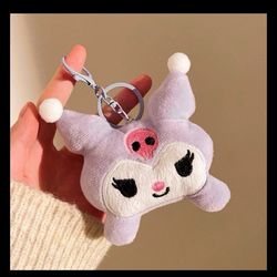 Cute Plush Keychain Toy – Soft Bag Charm for Girls, Kids & Gifts 🎀