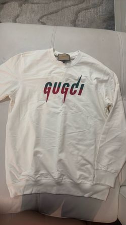 Blade Logo White Sweatshirt