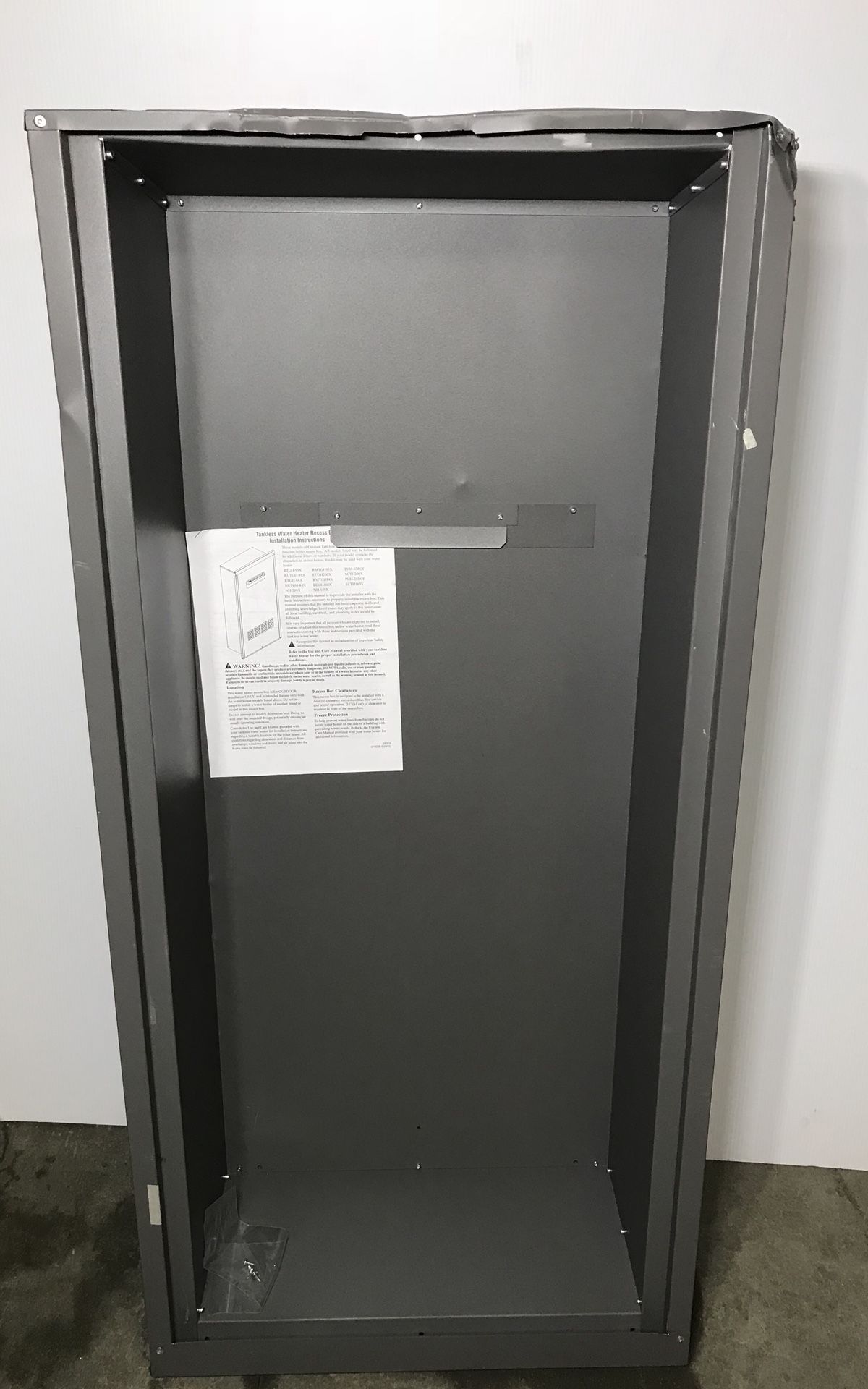 Rheem RTG20226 Water Heater Recess Box Kit-Damage Corner for Sale in  Menifee, CA - OfferUp