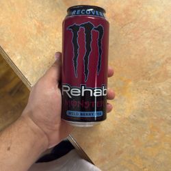 Rare Misprint Monster Rehab Wild Berry Tea