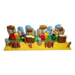 Super Mario World of Nintendo Play Sets with Mario Bowser & Shy Guy Toy Figures