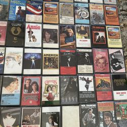 Massive 120+ Cassette Collection Rock From 60s-80stt