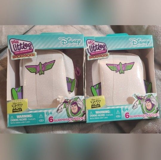 2 Real Littles backpacks toy story
New in box
box not perfect