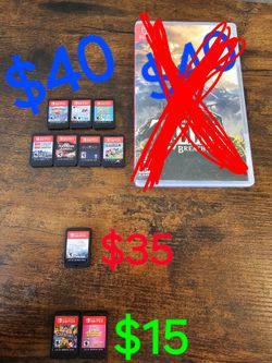 Nintendo Switch Games.