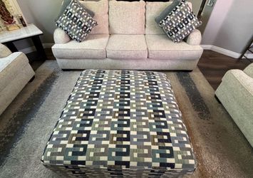 4-Piece Living Room Set – Sofa, Loveseat, Chair & Ottoman