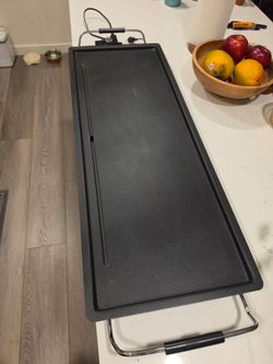 Electric skillet extra long