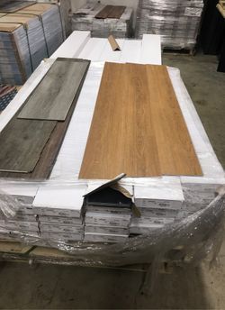 Waterproof vinyl planks