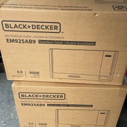 Black & decker 900 w microwave brand new $80