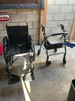 Wheel chair and walker 70 for chair and 30 for walker