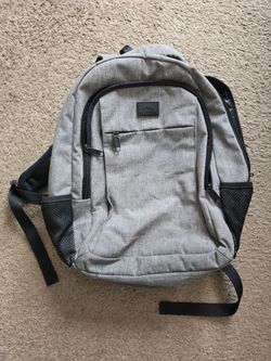 Matein Grey Backpack with USB Charging Port