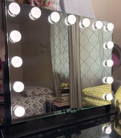 LED Makeup Black Vanity Mirror