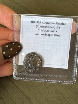 300 AD Constantine coin Constantinople mint