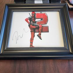 DEADPOOL 2 Autographed Frame