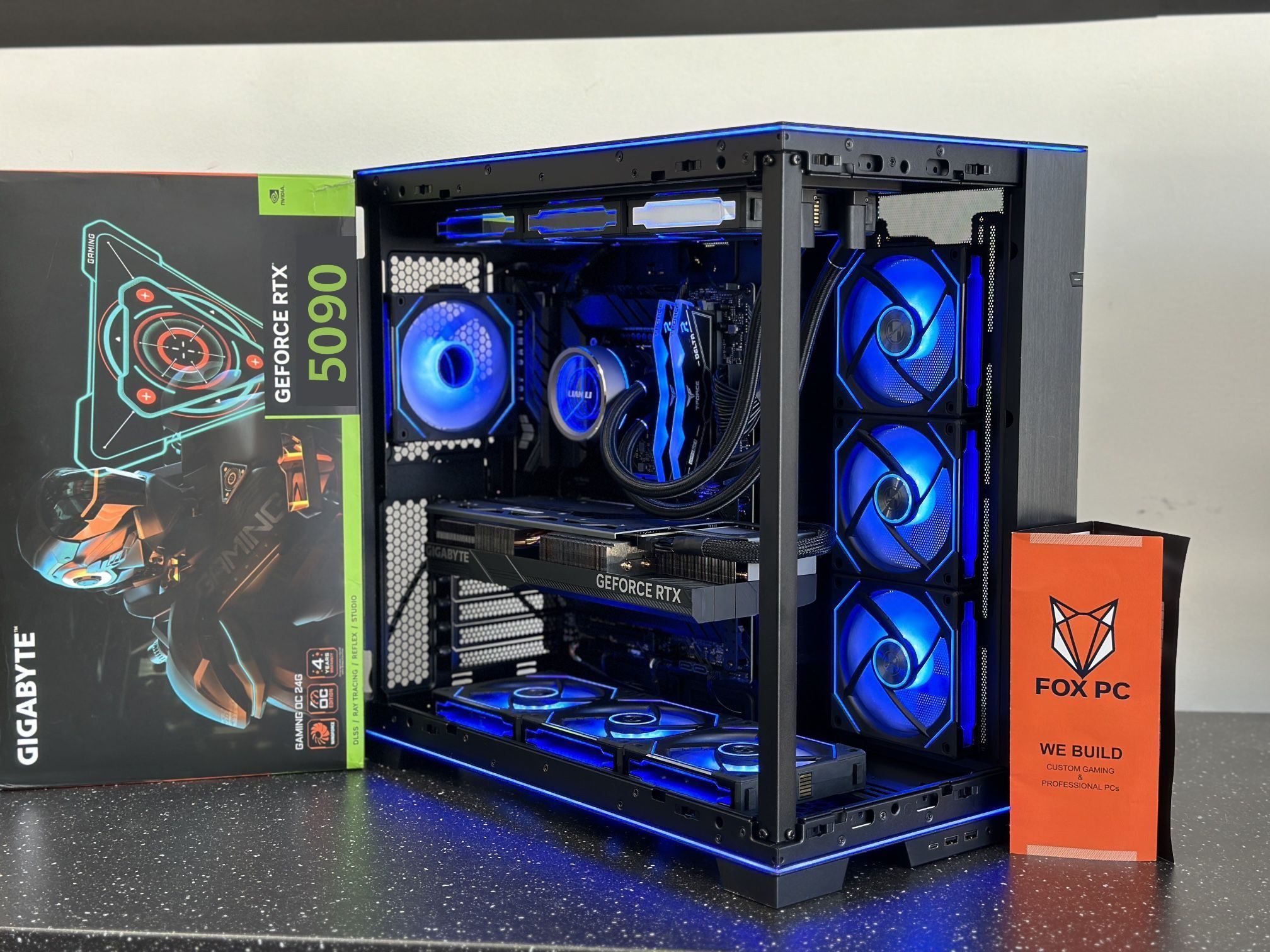 🦊FOX 32 🦊HIGH END GAMING | OFFICE | PC | DESKTOP | RIG🦊 INTEL CORE 9 ULTRA 285K | 32 GB DDR5 RAM | RTX 5090 (32GB) CARD |2 TB SSD | WINDWOS 11 