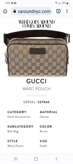 Authentic Vintage Gucci Waist Pouch Fanny Pack Bag for Sale in Winter  Haven, FL - OfferUp