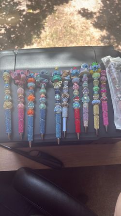 Character Beaded Rhinestone Pens
