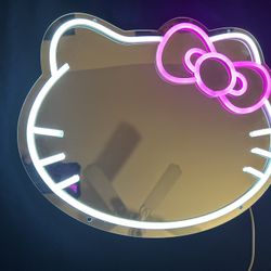 LED Hello Kitty Neon Mirror