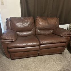 Leather Couch 