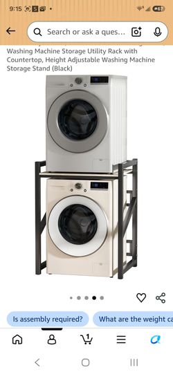 Over the Washer and Dryer Stand
