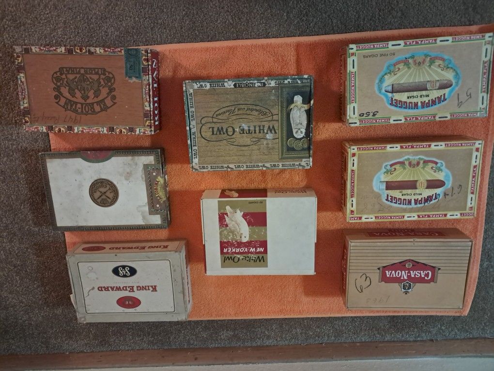 Assorted Cigar Boxes