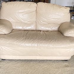 White Leather Couch