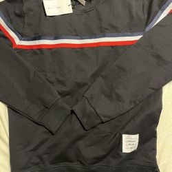 men Thom Browne Crew Sweater L Brand New, NWT