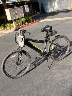 Hyper E-Ride 26" Electric Mountain Bike (36V) – Shimano 6-Speed
