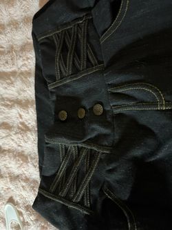 Large Black Pants stretchy material