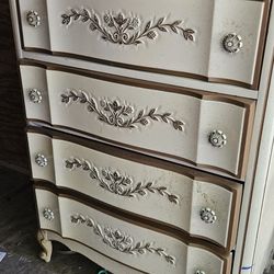VINTAGE FRENCH BONNET PROVENTIAL DRESSER