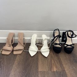 Strappy Heels (size 7)