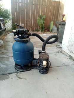 12 gallon pool sand filter and pump