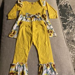 Toddler 18 Months Sunflower Dress