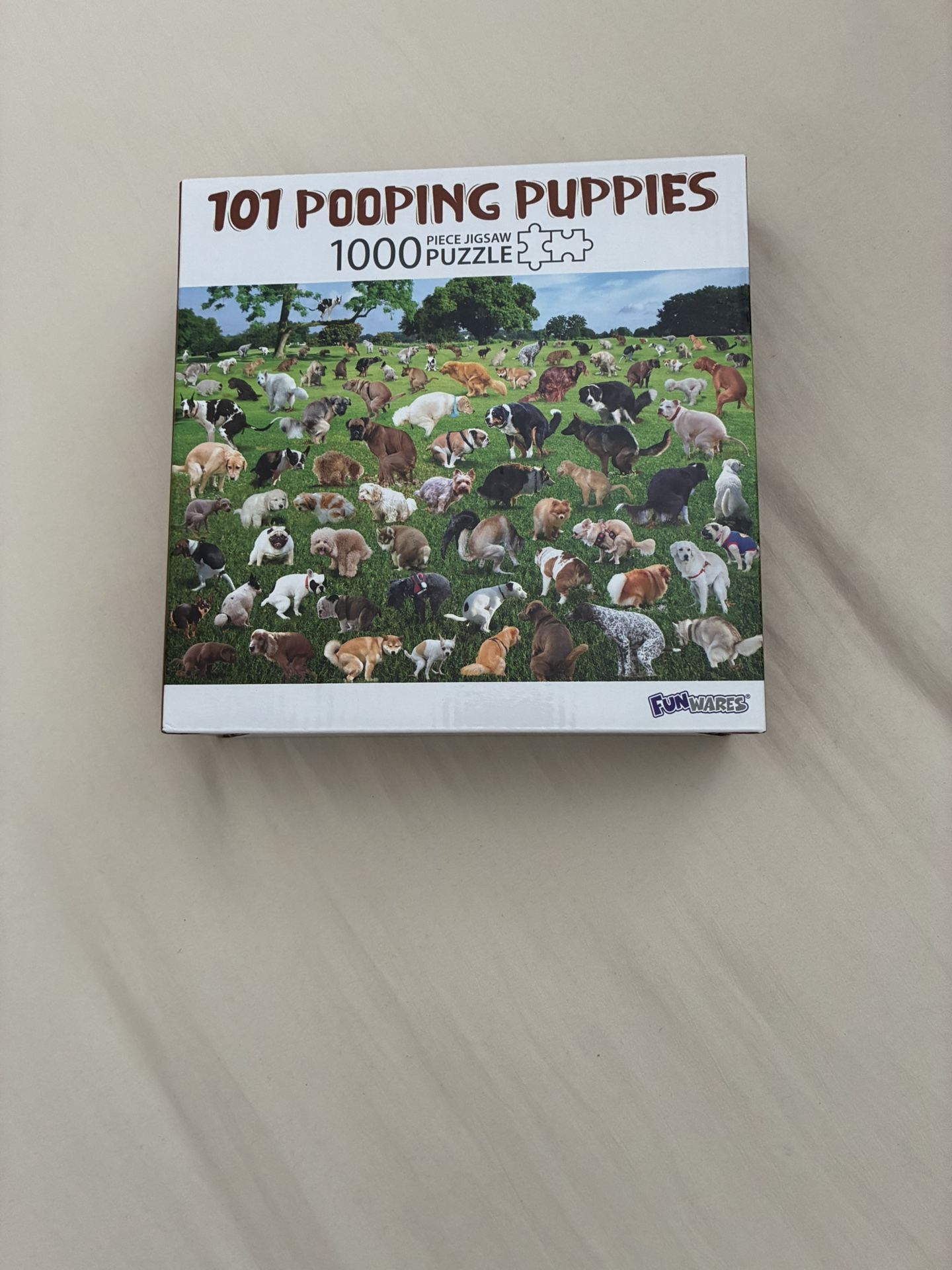 1000 Piece Puzzle 101 Pooping Puppies