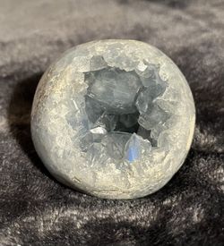 Celestite Crystal Geode Sphere