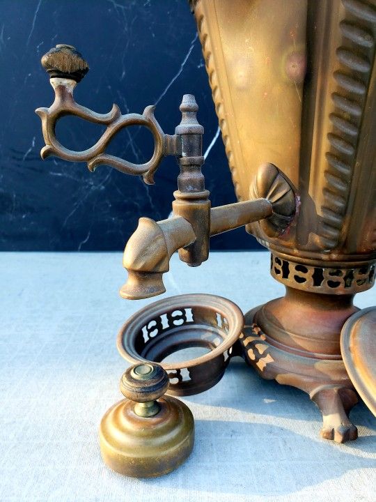 Tula Red Banner Cartridge Plant Samovar USSR, Heroes of Labor Hallm - Circa 1920