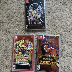 Nintendo Switch Games For Tráde Paper Mario Pokemon