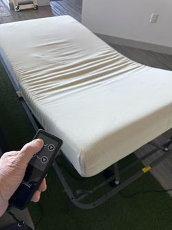 Adjustable Twin Bed and Mattress
