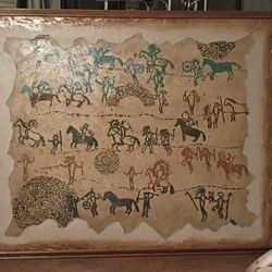 5, 4 Big Wall Painting Indian Ruins