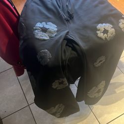 Denim Tears Black Sweat Pants 