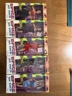Spice Girls On Tour Complete Sealed Set – All 5 Dolls – Never Opened – Collector’s Lot