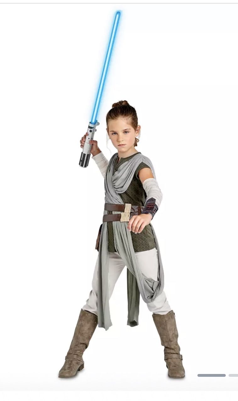 Disney Rey Costume, Size 5/6 In Excellent Condition.