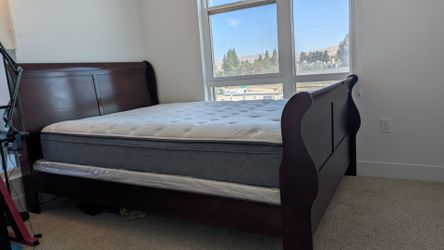 Full bed, base board and Mattress set