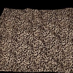 Sag Harbor Women's Cheetah Print Stretch Skirt - 20W