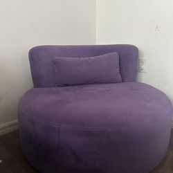 Purple Spin Chair