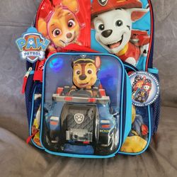 Paw Patrol Backpack Brand New 
