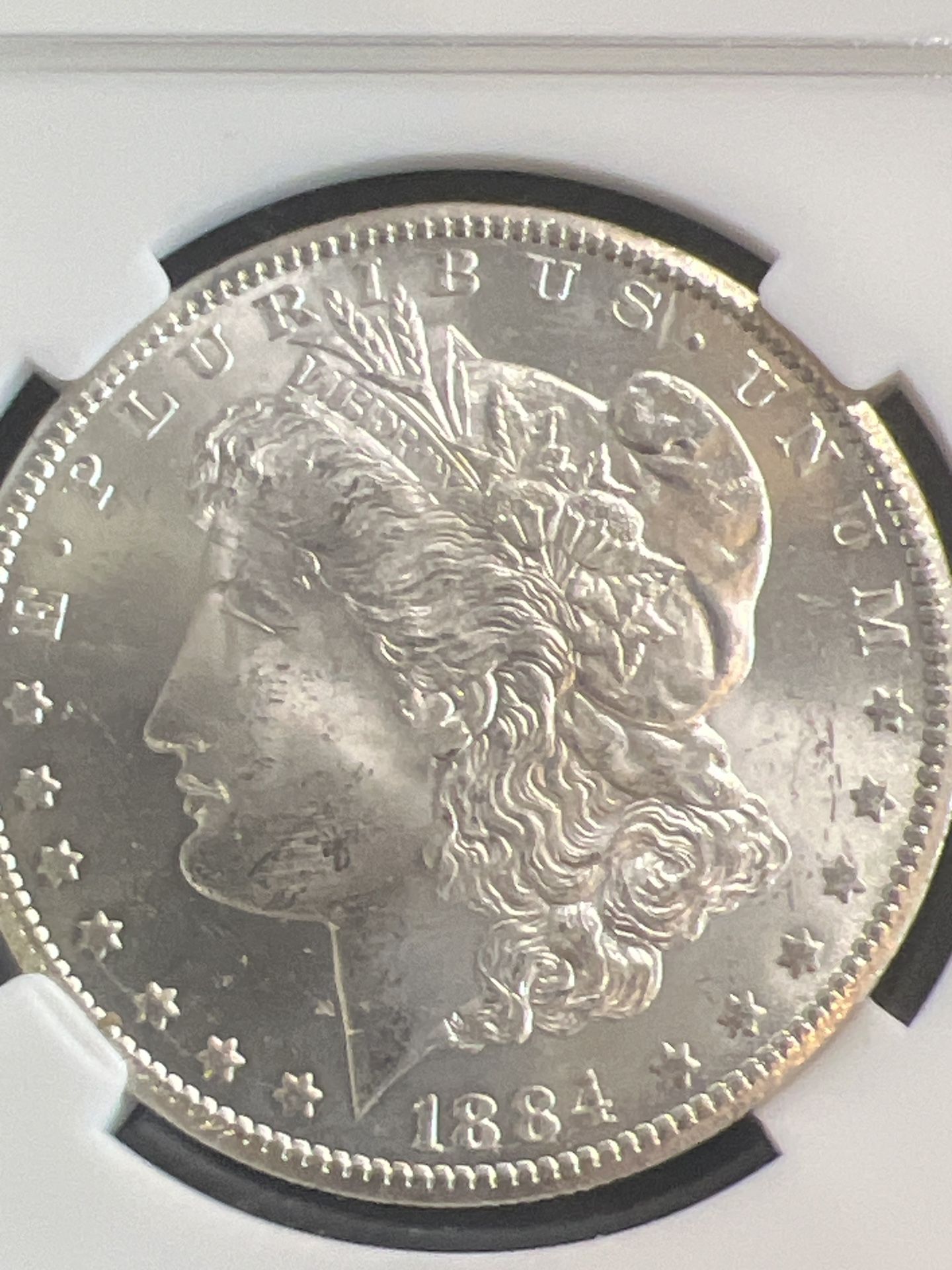 1884-CC Morgan Silver Dollar: