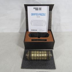 Da Vinci Code Cryptex Lock Puzzle Boxes Hidden Compartments & Rings
