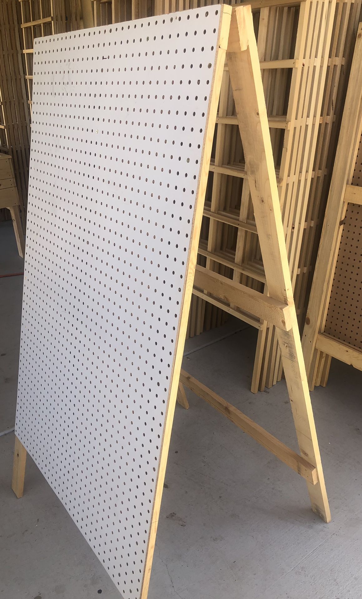 Peg Board Stands Crafts, Tools, Jewelry, Shop Accessories Etc.