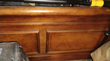 Free Solid Wood Queen Headboard